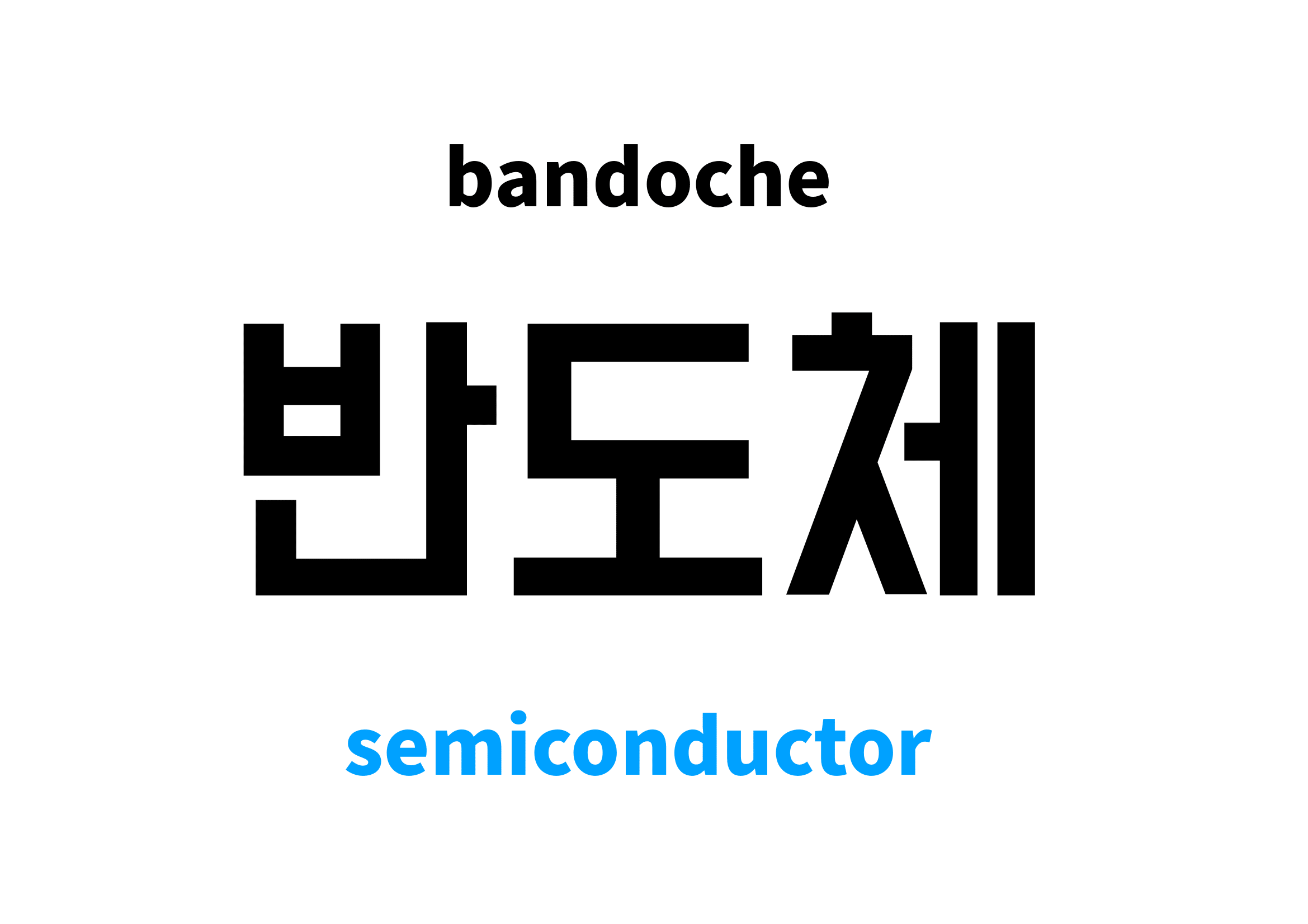 Semiconductor In Korean s Meaning And Pronunciation