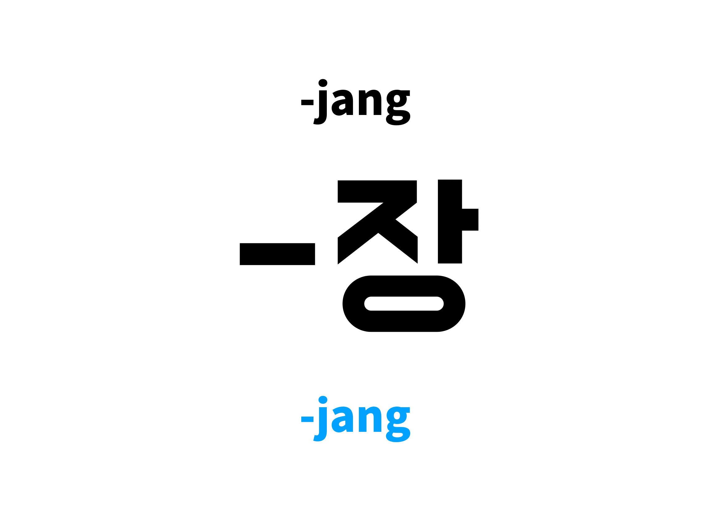  jang In Korean s Meaning And Pronunciation