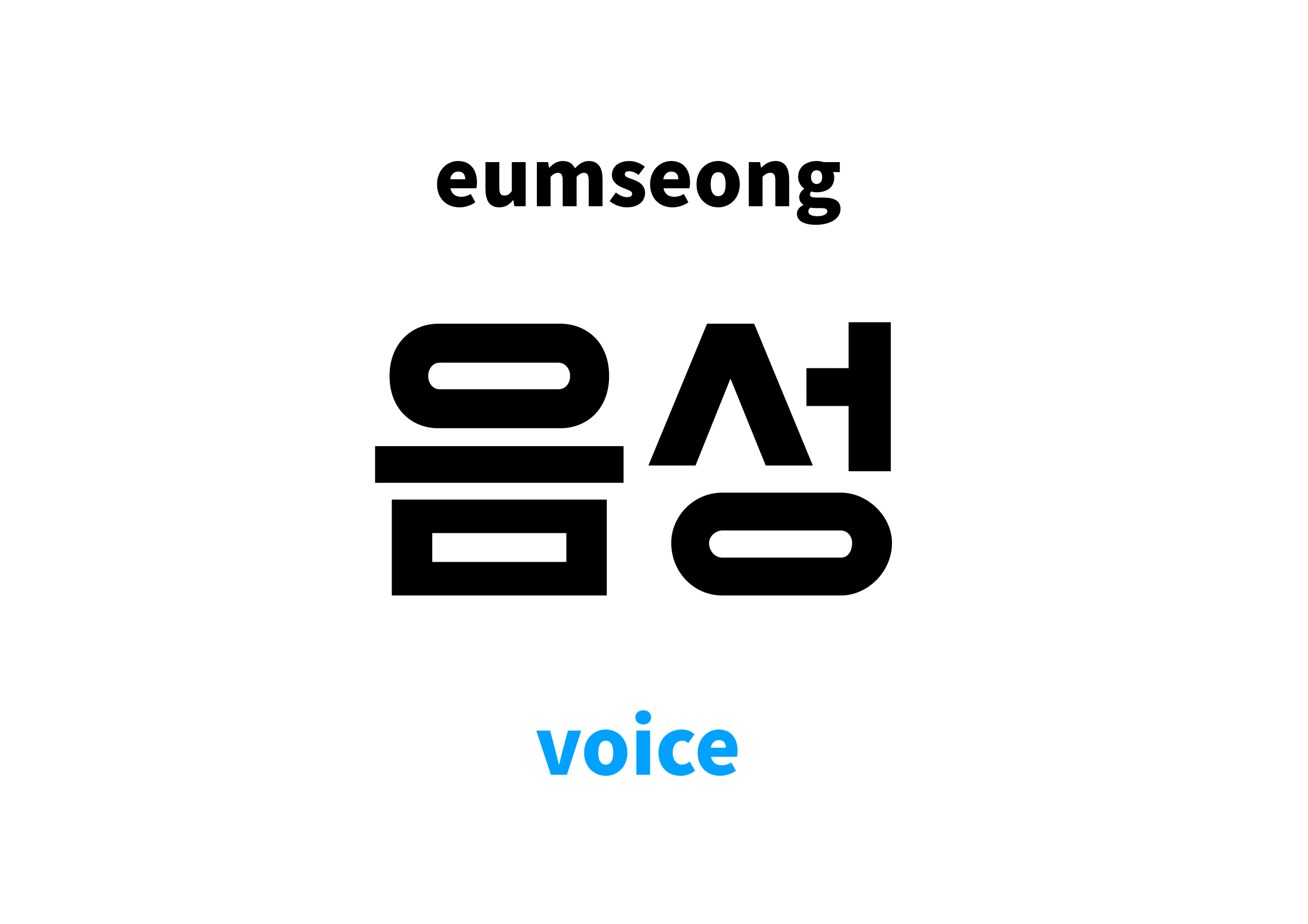 Voice In Korean s Meaning And Pronunciation